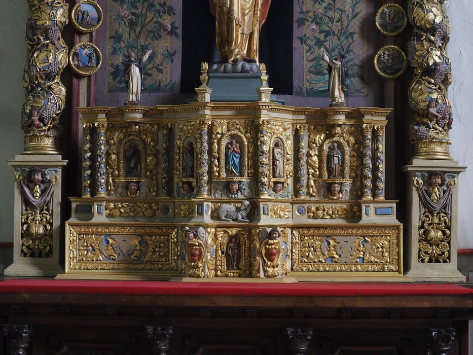 tabernacle du retable du Rosaire