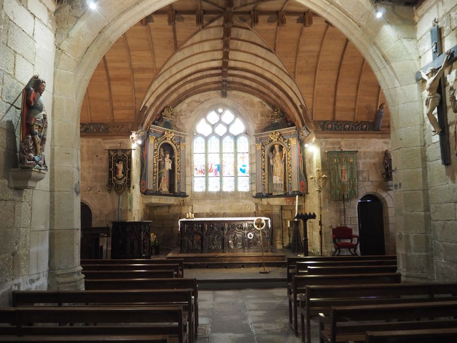 niches ; statues : Saint Germain, Vierge dite Notre Dame de Tréguron