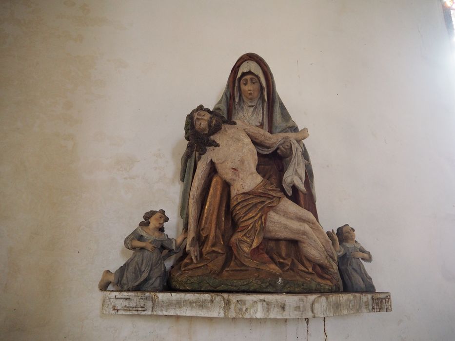 groupe sculpté : Vierge de Pitié