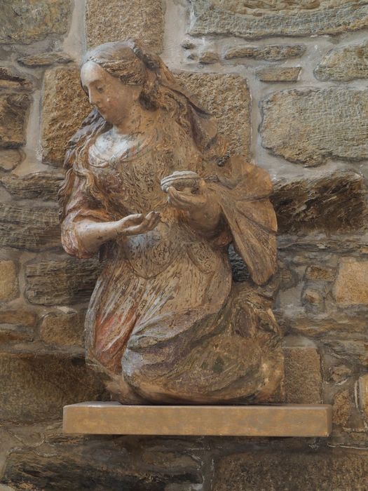 haut-relief (grandeur nature) : Mise au tombeau (la), détail