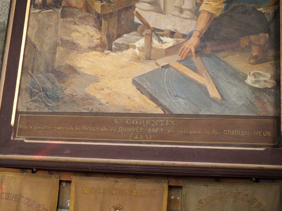 tableau : Saint Corentin, détail