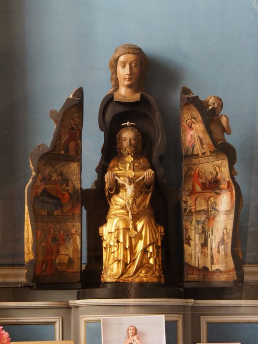 statue ouvrante : Vierge à l'Enfant dite Notre-Dame du Mur