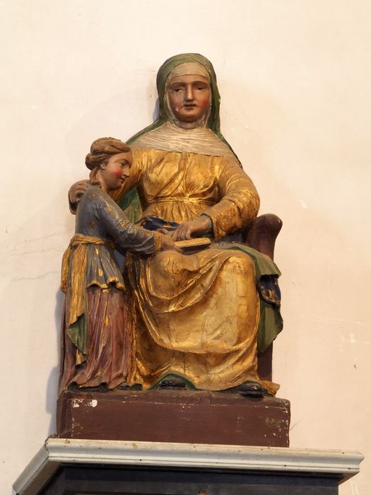 statue : Sainte Anne et la Vierge