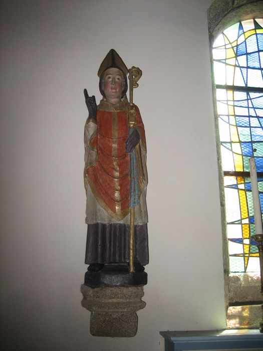 Statue : Saint Eloi en évêque