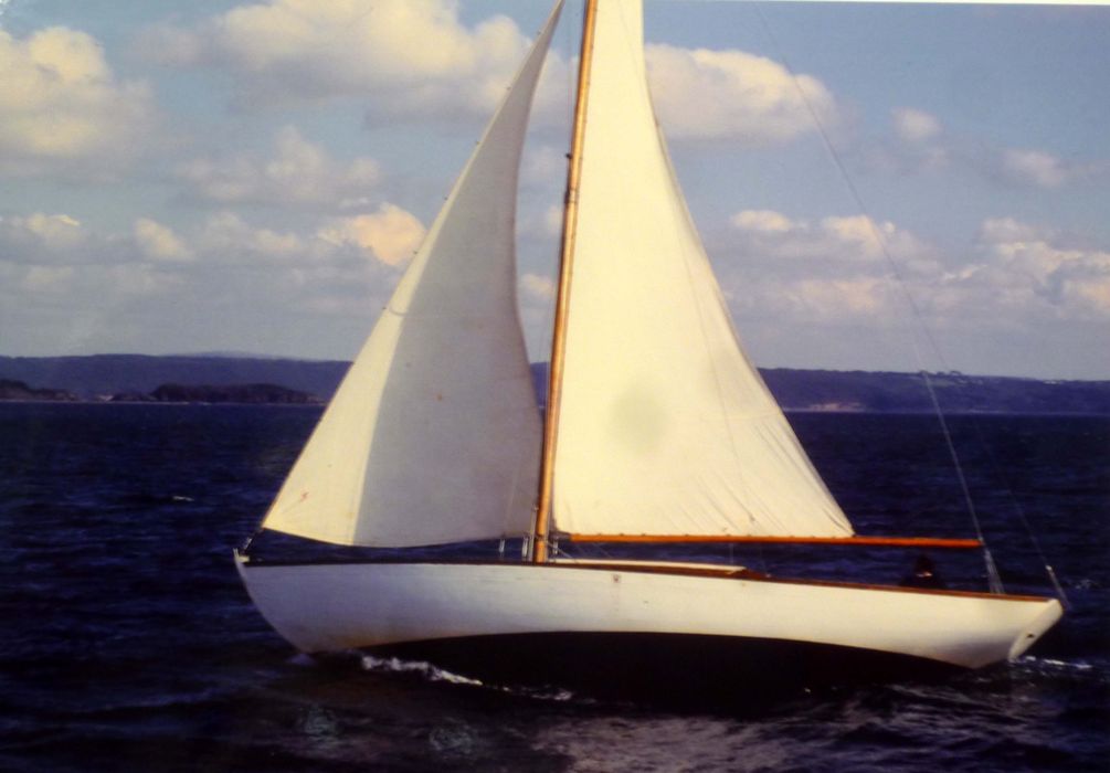 bateau de plaisance (yacht à voile, sloop à gréement Marconi) : Sloop dit Saint Jean, ex Saint Marc - © Ministère de la Culture (France), Conservation des antiquités et des objets d’art du Finistère, tous droits réservés