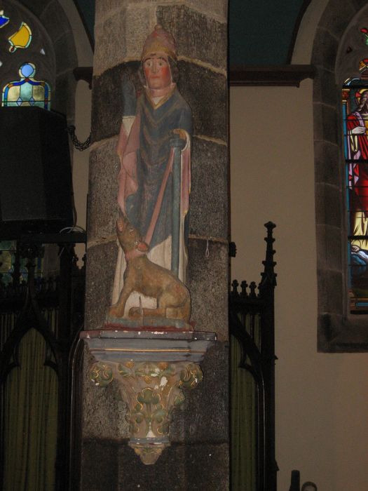 statue : Saint Tugen - © Ministère de la Culture (France), Conservation des antiquités et des objets d’art du Finistère – Tous droits réservés