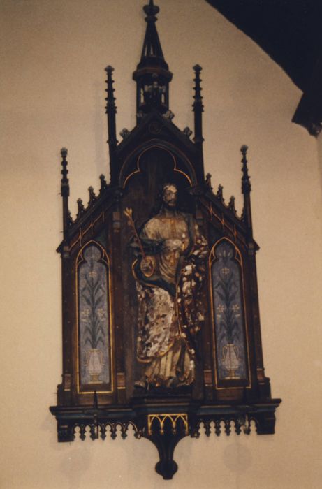 statue et niche : Saint Joseph - © Ministère de la Culture (France), Conservation des antiquités et des objets d’art du Finistère, tous droits réservés