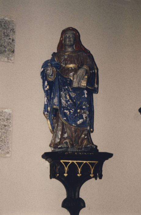 statue : Sainte Anne - © Ministère de la Culture (France), Conservation des antiquités et des objets d’art du Finistère, tous droits réservés