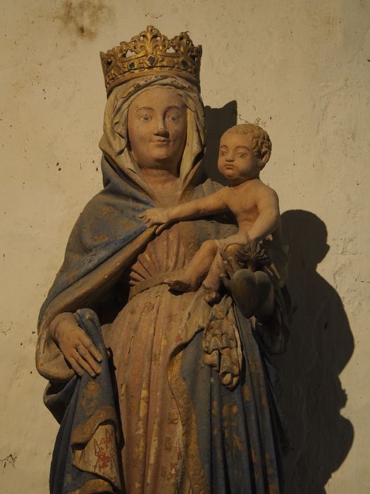 statue : Notre-Dame de Trémalo, vue partielle - © Ministère de la Culture (France), Conservation des antiquités et des objets d’art du Finistère, tous droits réservés
