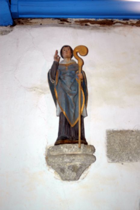 statue : Saint Eloi - © Ministère de la Culture (France), Conservation des antiquités et des objets d’art du Finistère, tous droits réservés
