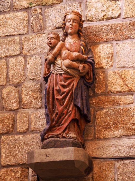 statue : Notre Dame de Roscudon - © Ministère de la Culture (France), Conservation des antiquités et des objets d’art du Finistère, tous droits réservés