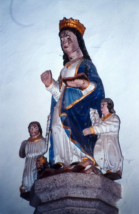 groupe sculpté : Sainte Catherine d'Alexandrie