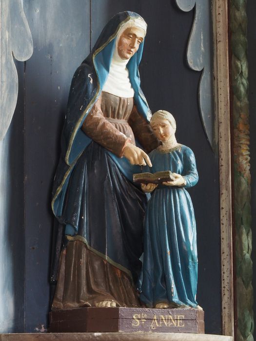 groupe sculpté : Sainte Anne et la Vierge