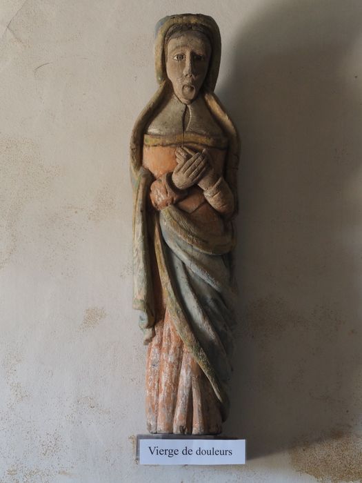 2 statues : Vierge de Douleurs, Saint Jean