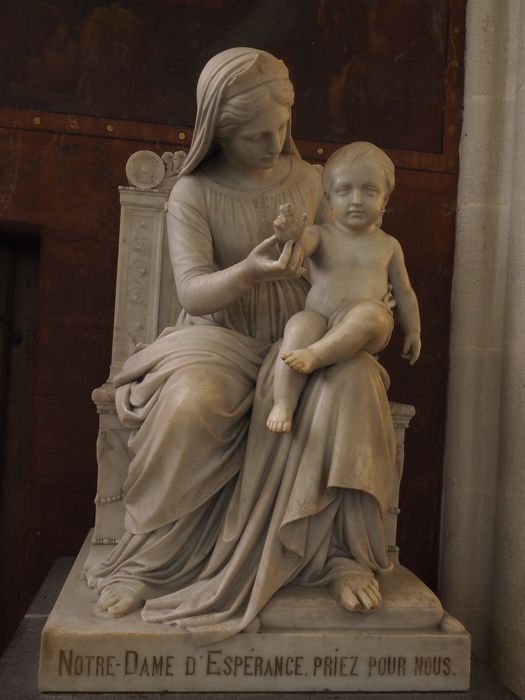 Groupe sculpté : Vierge à l'Enfant dite Notre-Dame de l'Espérance