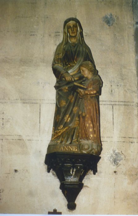 Groupe sculpté : Sainte Anne et la Vierge