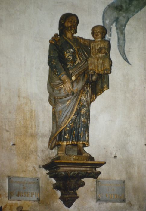 Statue : Saint Joseph et l'Enfant Jésus