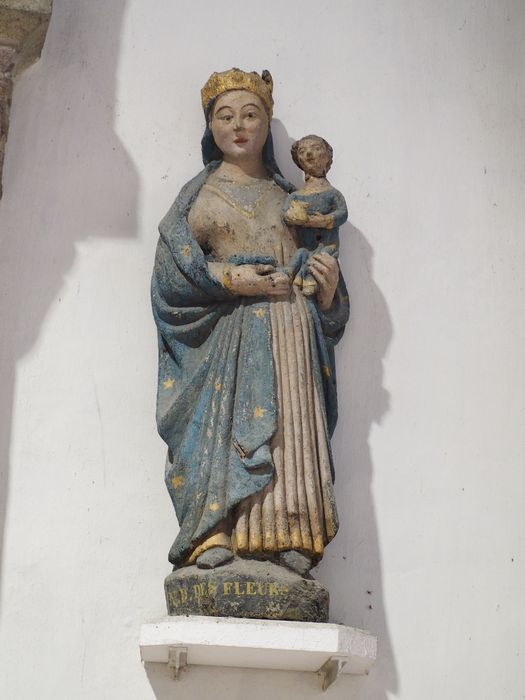 statue : Vierge à l'Enfant dite Notre Dame des Fleurs