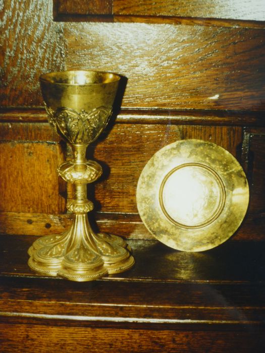 calice et patène n° 1 - © Ministère de la Culture (France), Conservation des antiquités et des objets d’art du Finistère, tous droits réservés