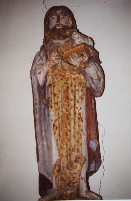 statue : Saint Jean-Baptiste - © Ministère de la Culture (France), Conservation des antiquités et des objets d’art du Finistère, tous droits réservés