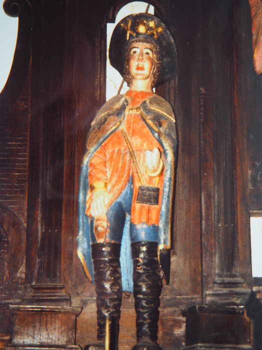 statue : Saint Roch - © Ministère de la Culture (France), Conservation des antiquités et des objets d’art du Finistère, tous droits réservés
