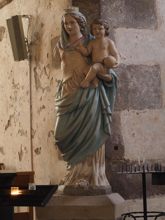 statue : Vierge à l'Enfant - © Ministère de la Culture (France), Conservation des antiquités et des objets d’art du Finistère, tous droits réservés