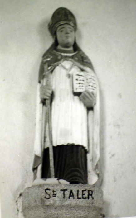 statue : Saint Eloi (Taler) - © Ministère de la Culture (France), Conservation des antiquités et des objets d’art du Finistère, tous droits réservés