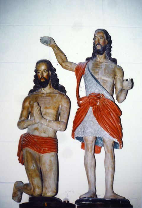 groupe sculpté : Le Baptême du Christ