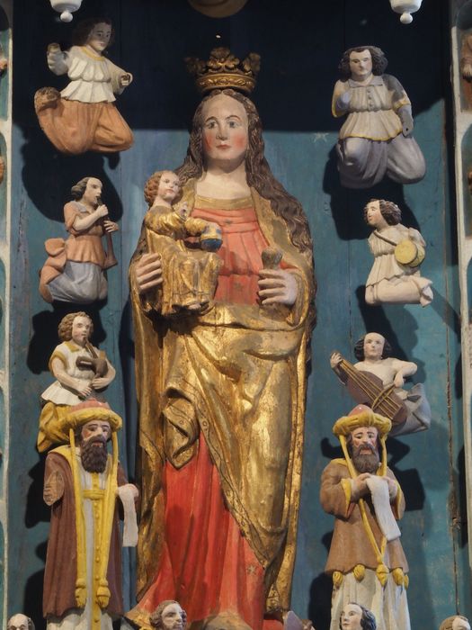 statue : Vierge à l'Enfant dite Notre-Dame du Crann