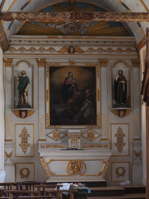 tableau avec son cadre : Le Rosaire