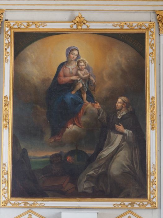 tableau avec son cadre : Le Rosaire