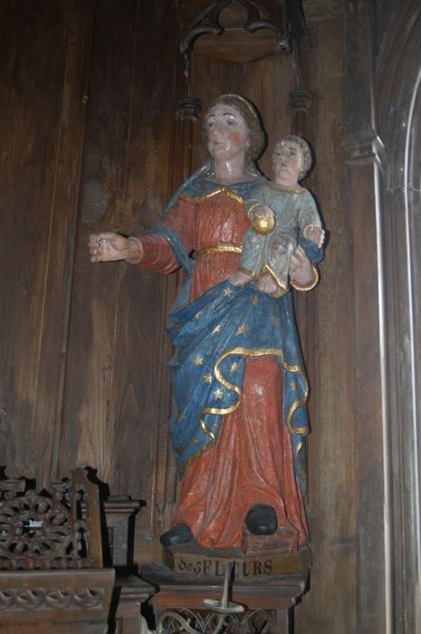 statue : Vierge Mère dite Notre Dame des Fleurs