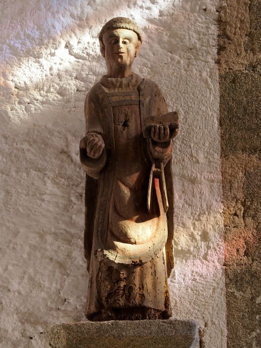 statue : Saint Laurent - © Ministère de la Culture (France), Conservation des antiquités et des objets d’art du Finistère – Tous droits réservés