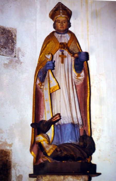 statue : Saint Paul Aurélien - © Ministère de la Culture (France), Conservation des antiquités et des objets d’art du Finistère – Tous droits réservés