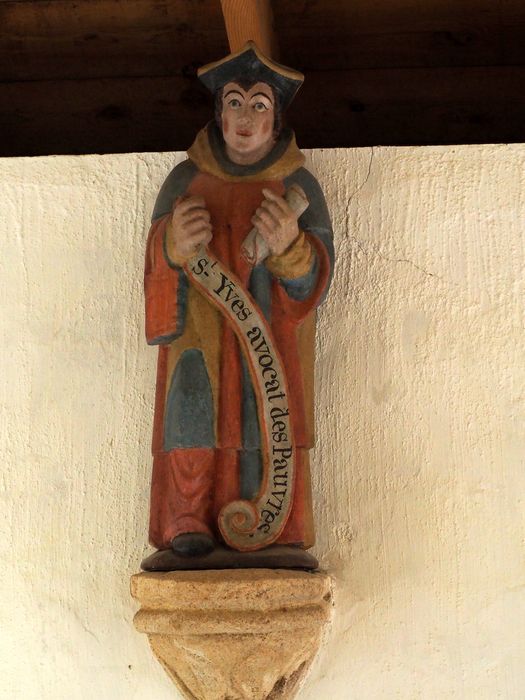 statue : Saint Yves - © Ministère de la Culture (France), Conservation des antiquités et des objets d’art du Finistère – Tous droits réservés