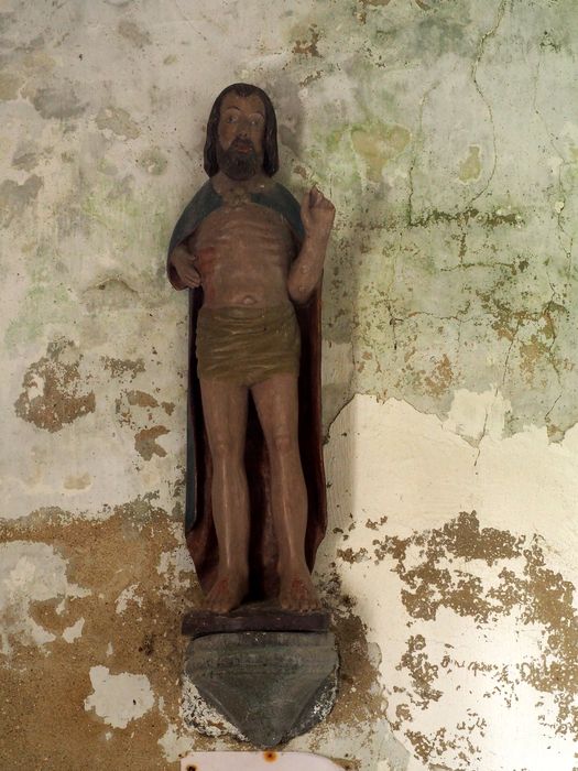 statue : Christ ressuscité - © Ministère de la Culture (France), Conservation des antiquités et des objets d’art du Finistère – Tous droits réservés