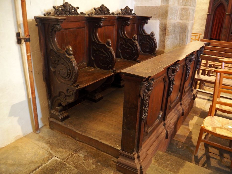 stalles - © Ministère de la Culture (France), Conservation des antiquités et des objets d’art du Finistère – Tous droits réservés