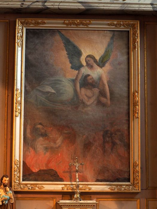 tableau : Le Purgatoire - © Ministère de la Culture (France), Conservation des antiquités et des objets d’art du Finistère, tous droits réservés