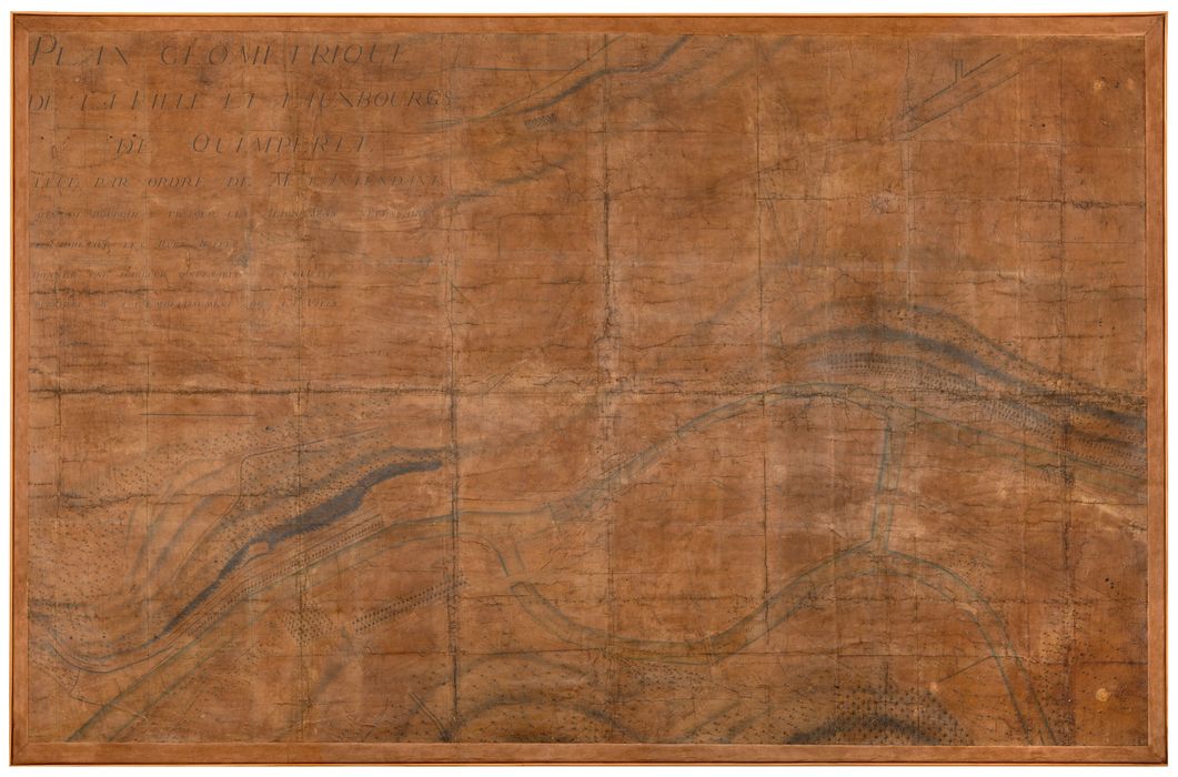 plan de la ville de Quimperlé