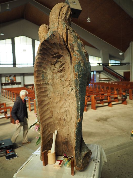 statue : Vierge à l’Enfant, revers