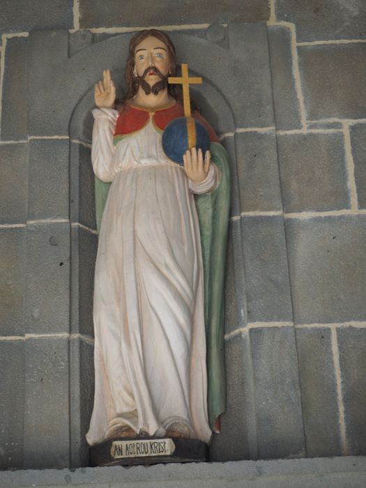 statue : Le Christ - © Ministère de la Culture (France), Conservation des antiquités et des objets d’art du Finistère, tous droits réservés