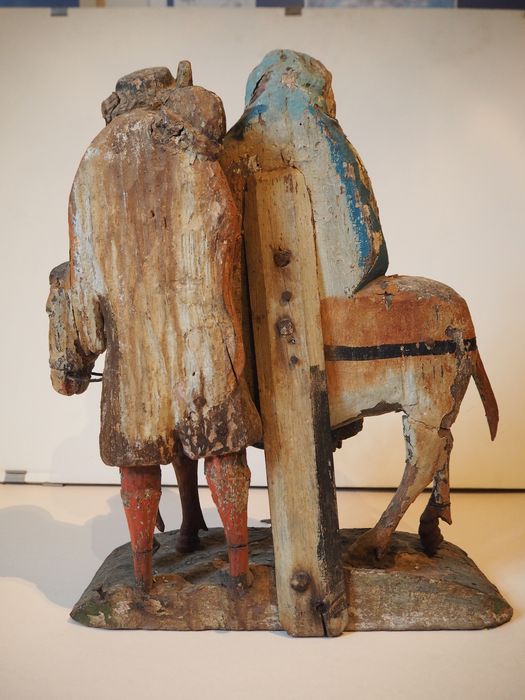 groupe sculpté : Fuite en Égypte (La), revers