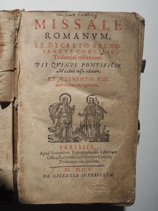 Missel de Michel Le Nobletz appelé Missale Romanum
