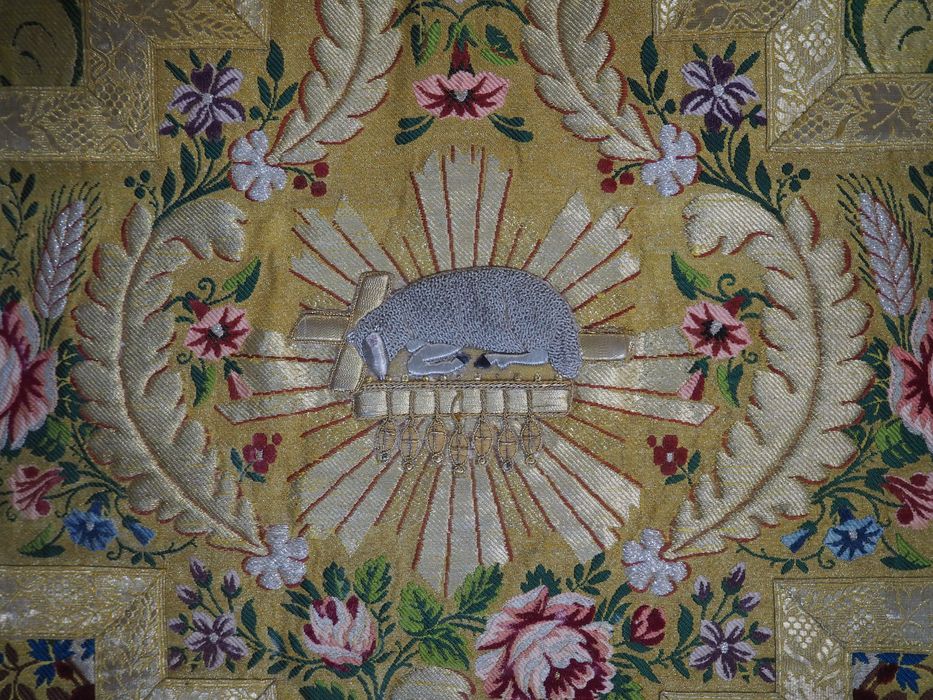 chasuble, détail - © Ministère de la Culture (France), Conservation des antiquités et des objets d’art du Finistère, tous droits réservés