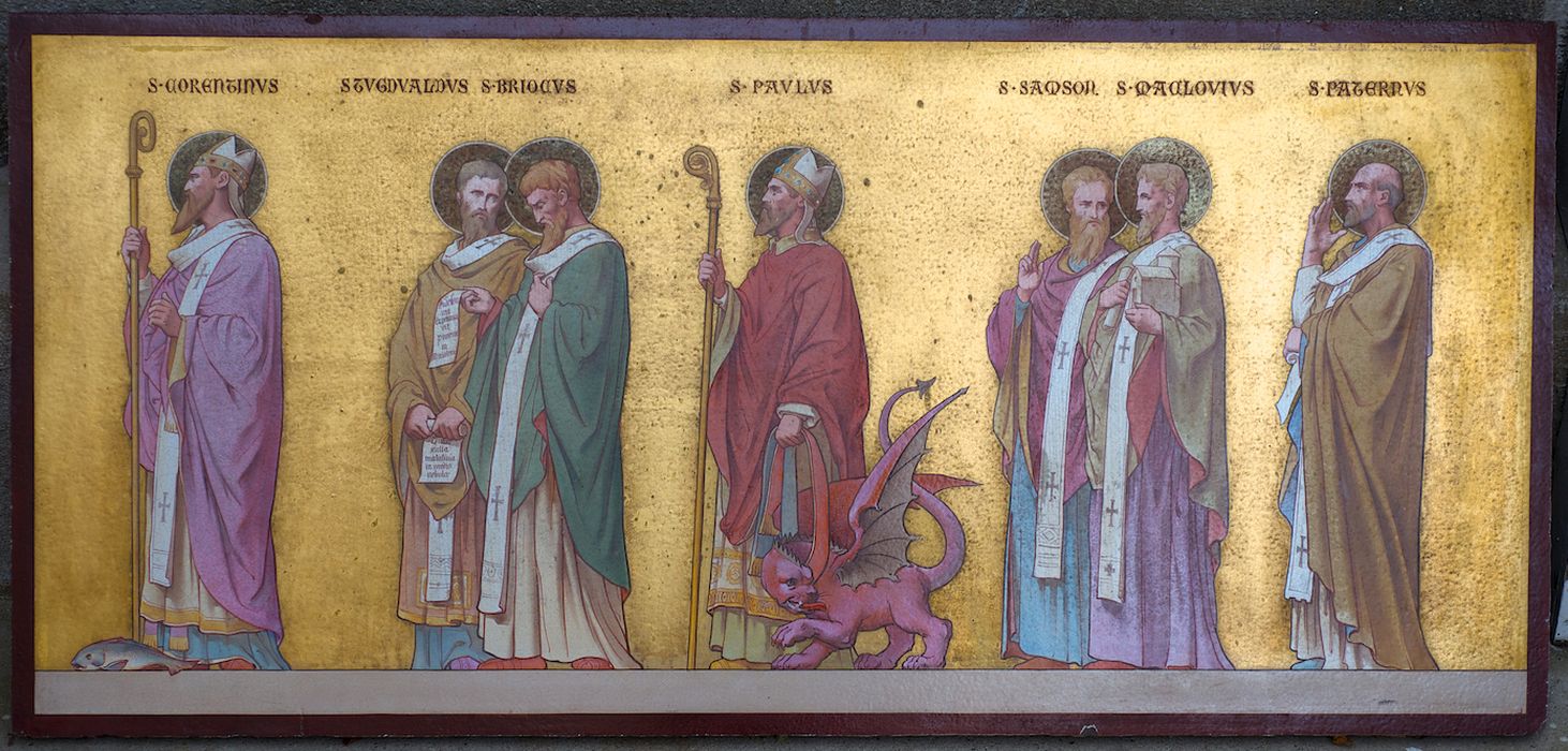 sculpture : Saints fondateurs de la Bretagne - © Ministère de la Culture (France), Conservation des antiquités et des objets d’art du Finistère, tous droits réservés