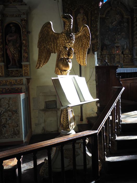 aigle-lutrin - © Ministère de la Culture (France), Conservation des antiquités et des objets d’art du Finistère, tous droits réservés