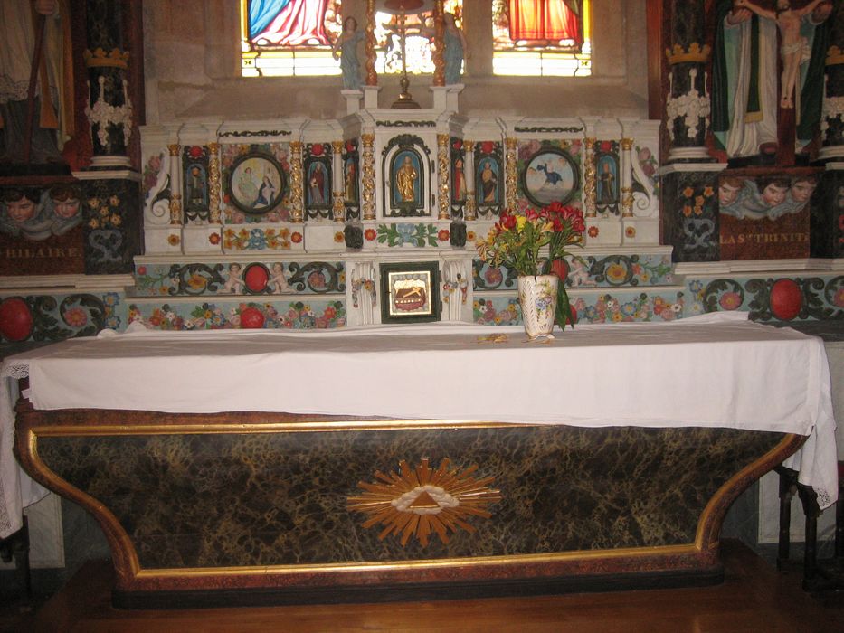 maître-autel, retable, tabernacle