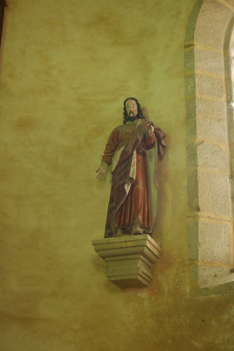 statue : Saint non identifié - © Ministère de la Culture (France), Conservation des antiquités et des objets d’art du Finistère, tous droits réservés