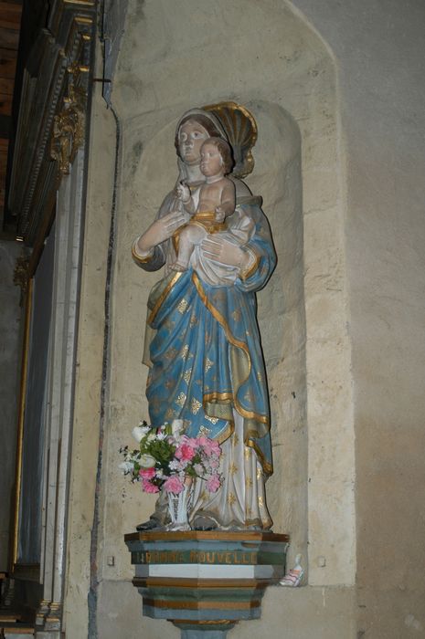 statue : Vierge à l’Enfant, dite Notre Dame de Bonne Nouvelle - © Ministère de la Culture (France), Conservation des antiquités et des objets d’art du Finistère, tous droits réservés