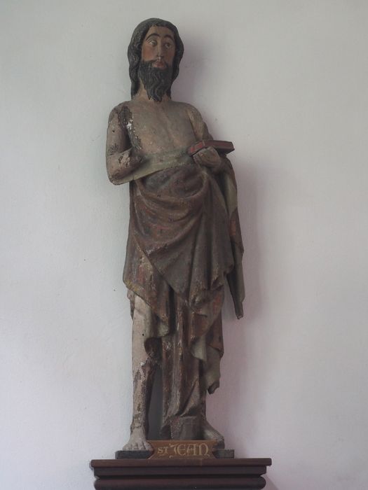 statue : Saint Jean-Baptiste - © Ministère de la Culture (France), Conservation des antiquités et des objets d’art du Finistère, tous droits réservés